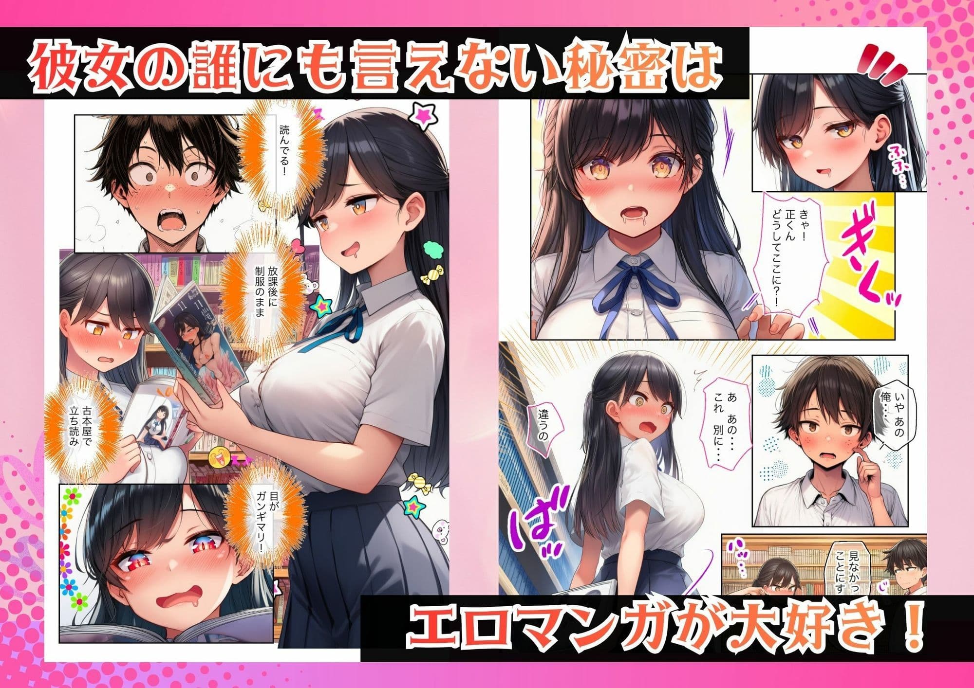 清楚で頭が悪くてエロマンガ大好きな彼女 サンプル 2