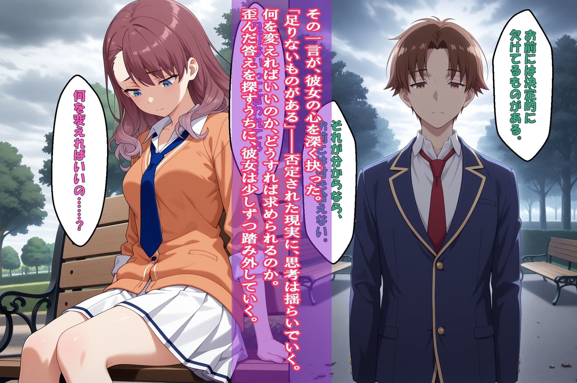 「追い詰められる優等生、崩壊寸前」（阪〇有〇）＆『彼に選ばれるための禁断指導』（佐藤〇耶）2冊セット、動画11本 サンプル 6