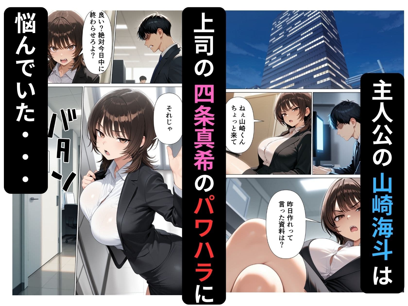 パワハラ上司に催●をかけてメス堕ちNTRした話 サンプル 1