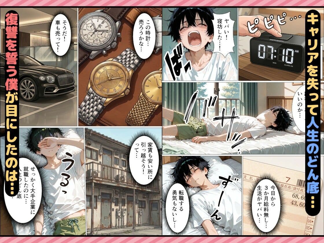 パワハラ女上司の弱みを握って復讐セックスしたらド変態になって完堕ちした話 サンプル 3