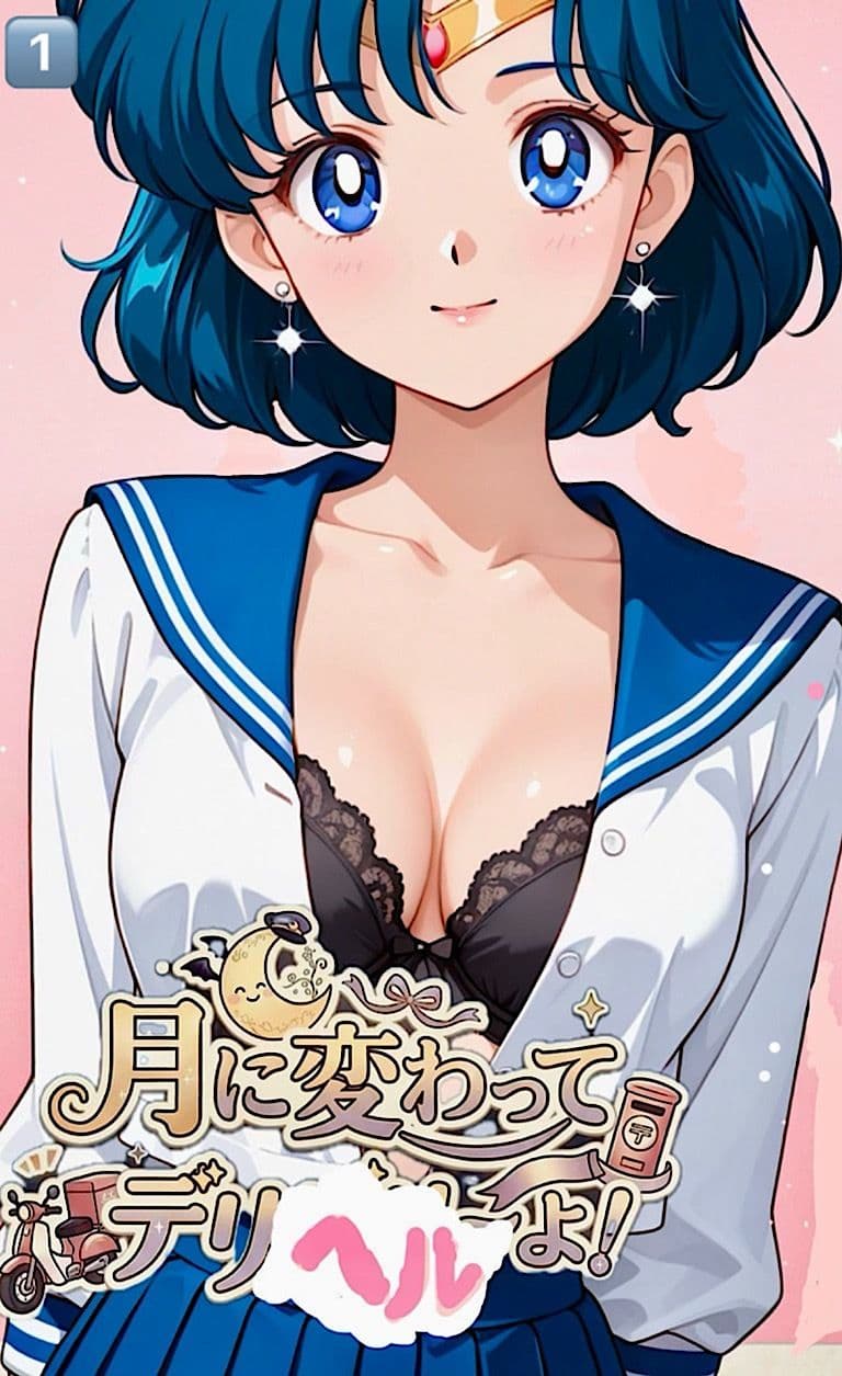 500ページ【月に変わってデリヘル よ！】セーラームー◯水◯亜美  火◯レイ！屈辱！訳ありデリヘルで弱みを握られお爺さん達100人以上と中出しセックス！コミック1巻 サンプル 1