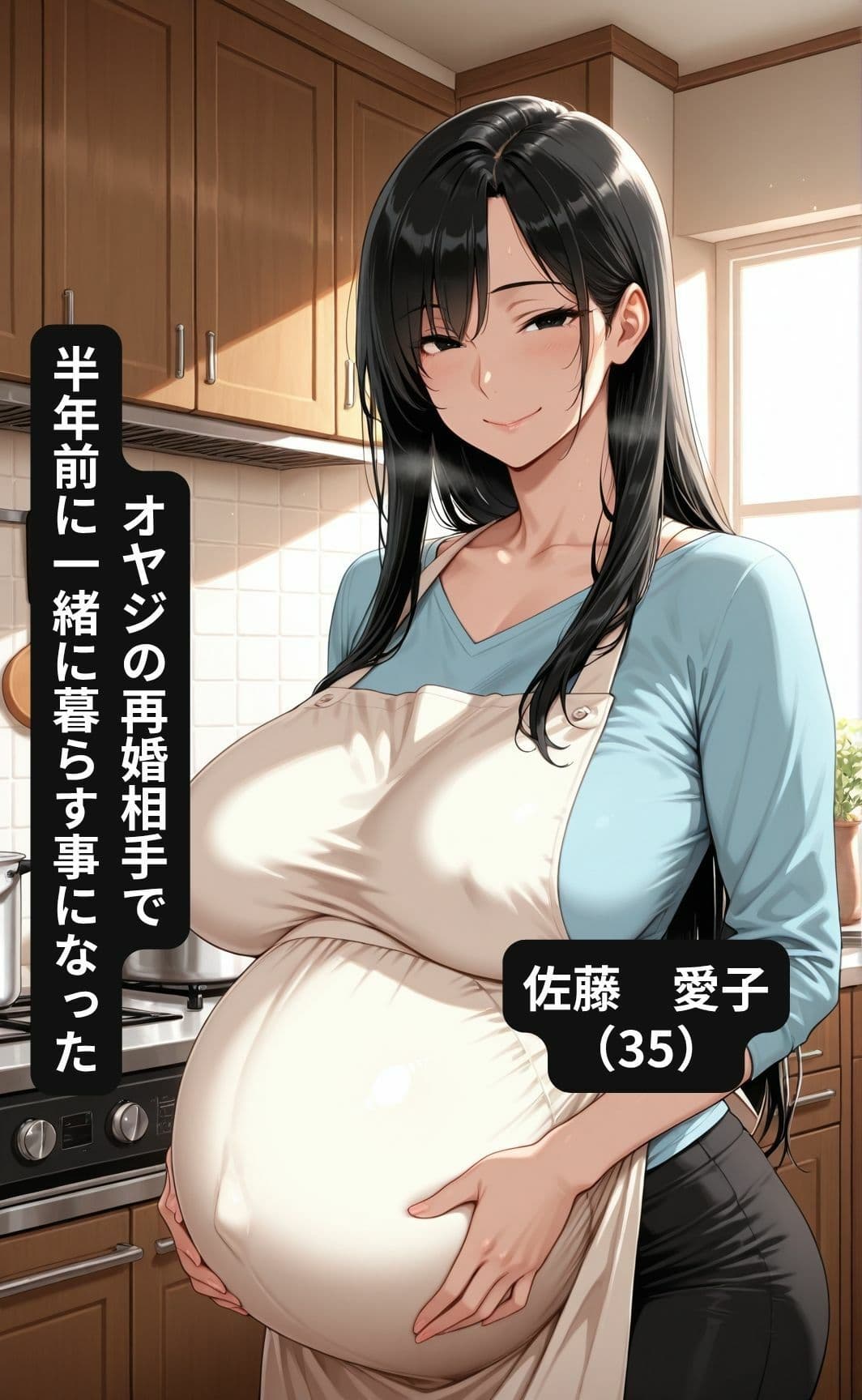 淫乱妊婦の義母がオナニーしていたので俺の奴●にすることにした サンプル 1