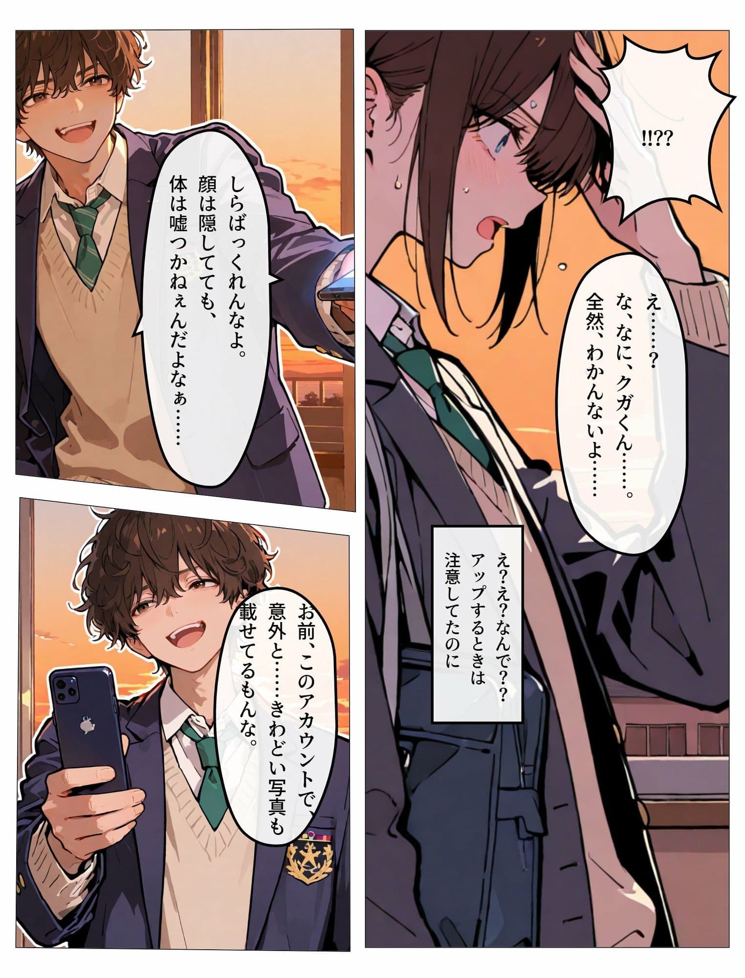 親友への恋心を隠す女装男子の裏垢がバレた日 サンプル 2