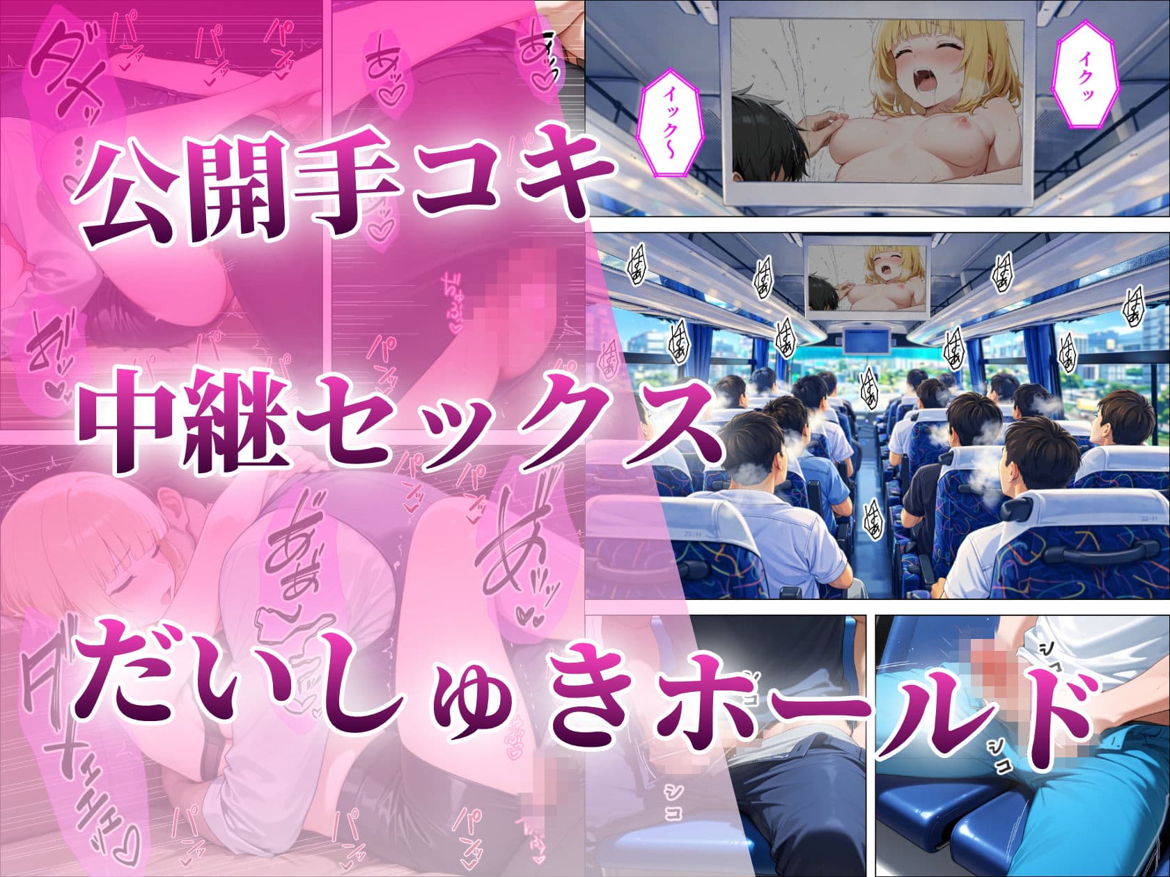 淫乱ギャルバスガイド汁まみれご奉仕ツアー_連日お客に潮だく中出しセックスされる話 サンプル 7