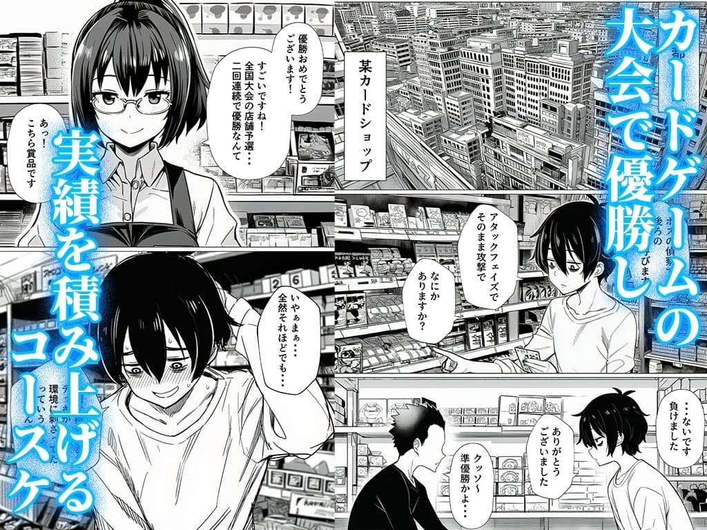 【完全実録】SNSで知り合ったカードゲーム女子がSSR美少女だった件 サンプル 1