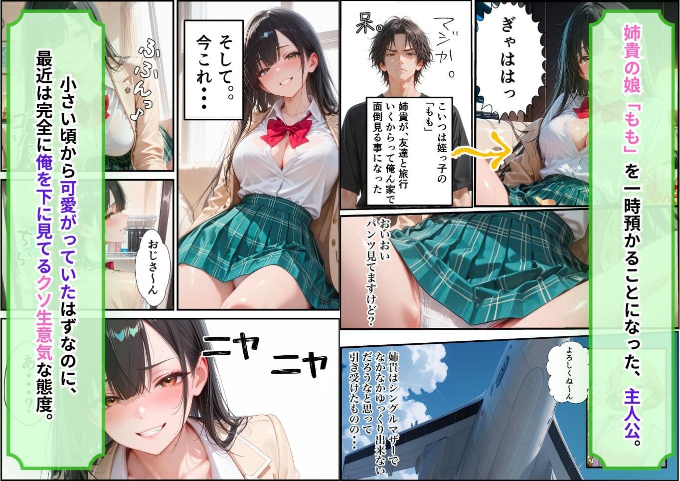 生意気な姪っ子にセックスの練習相手にされた俺が本気で抱いたらメス化した サンプル 1