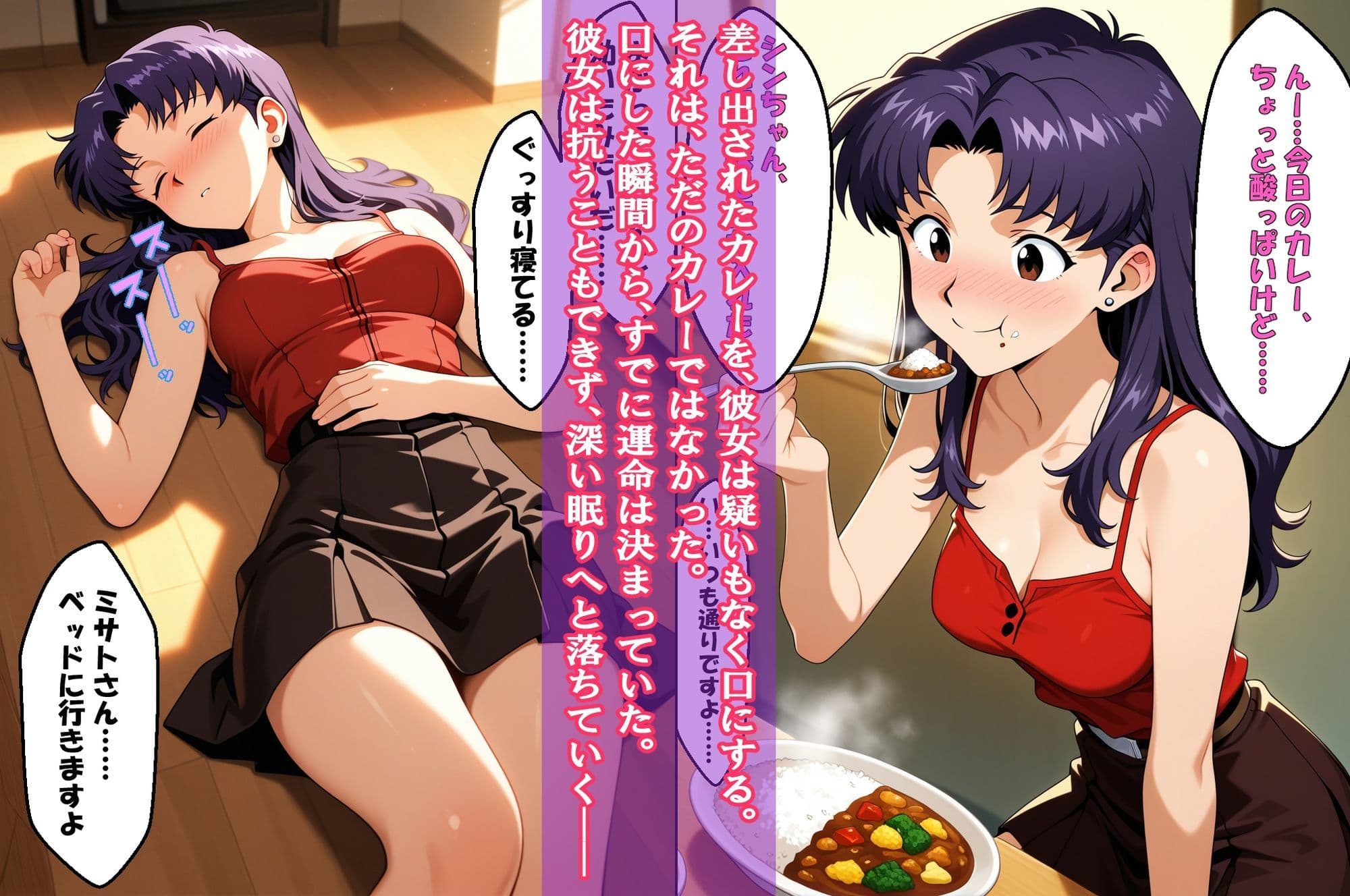 『逃げられない密室、欲望の碇に囚われて』（葛城ミ〇ト）＆『おしっこ限界がまん』（アスカ）2冊セット、動画13本 サンプル 2