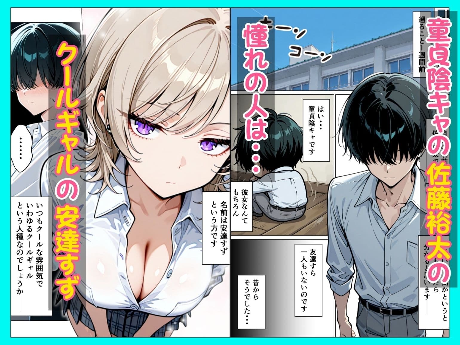 童貞陰キャの僕がクールギャルとマジックミラー車で生ハメセックスした話 サンプル 1
