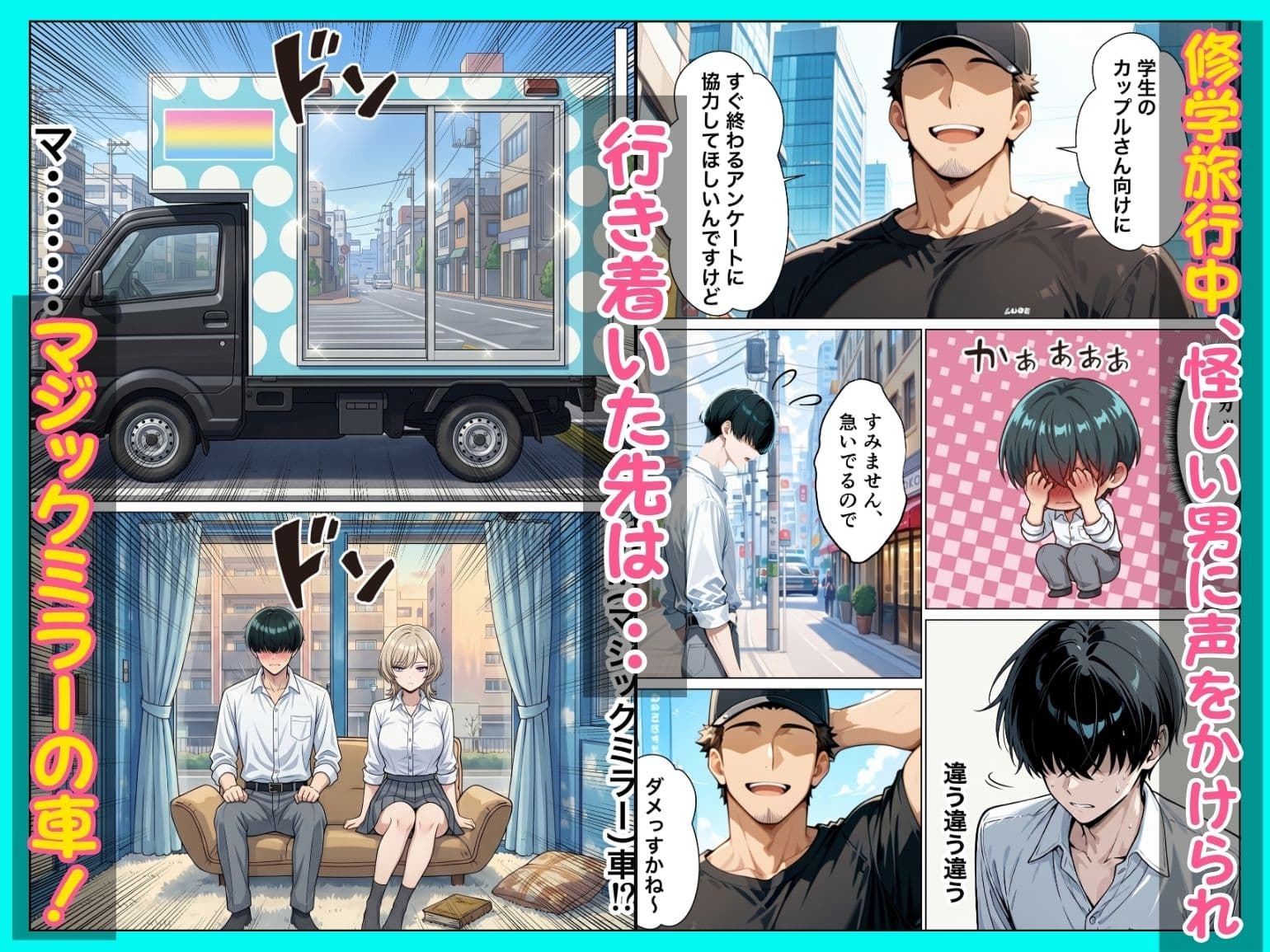 童貞陰キャの僕がクールギャルとマジックミラー車で生ハメセックスした話 サンプル 2