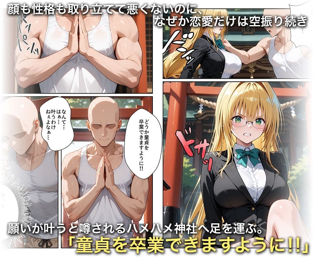 淫欲の神様のご利益で、即堕ち即ハメが止まらない テ○アーユ サンプル 1