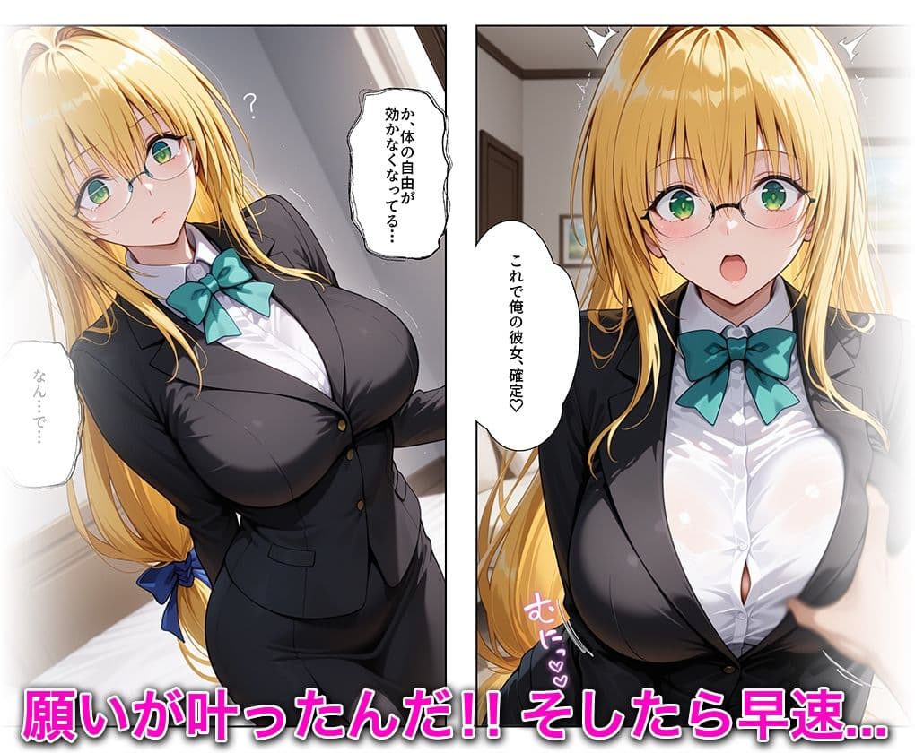 淫欲の神様のご利益で、即堕ち即ハメが止まらない テ○アーユ サンプル 4
