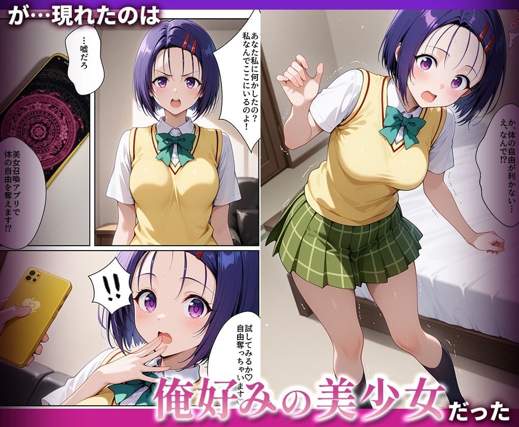 好きな女の子を強●召喚してハメまくっちゃった話  西蓮○春菜 サンプル 2