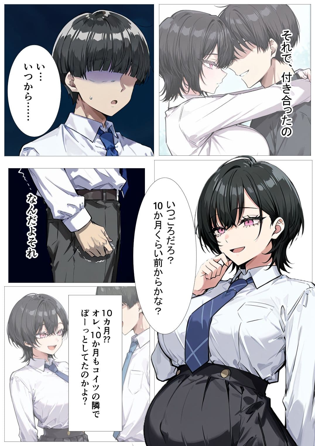 孕トモ-ヤリチン大学生に孕まされた親友- サンプル 2