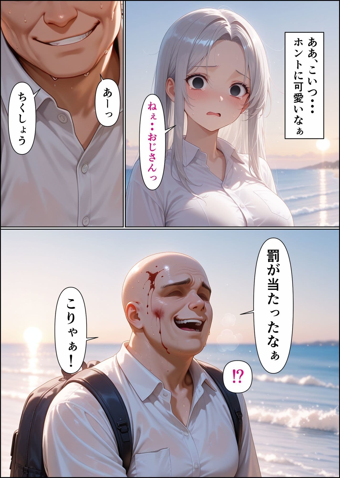ゾンビによって崩壊した世界で中年おじさんが少女と生き残る サンプル 5