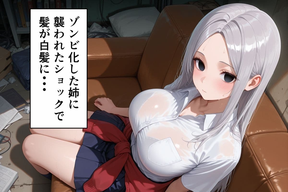 ゾンビによって崩壊した世界で中年おじさんが少女と生き残る サンプル 9