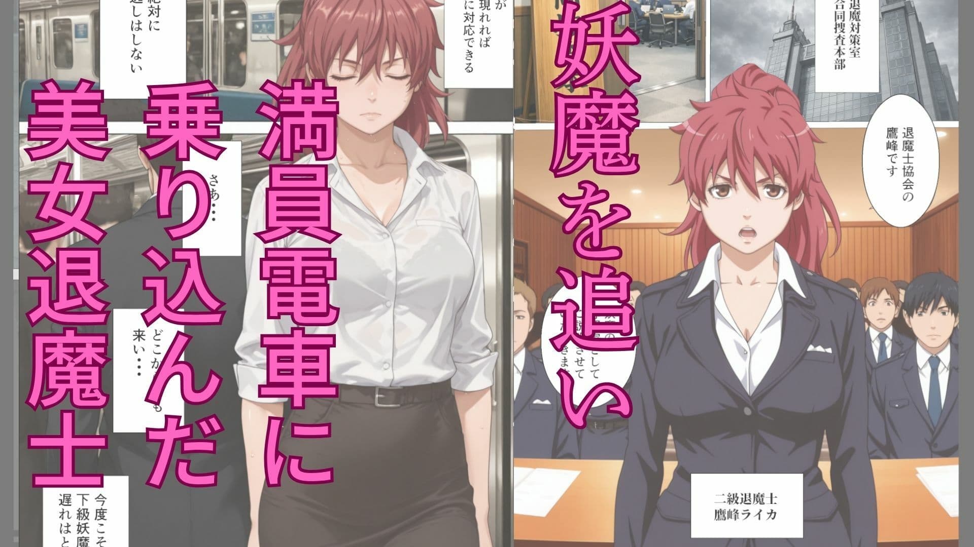 退魔士ライカ  淫獄の満員電車  Part1 サンプル 2