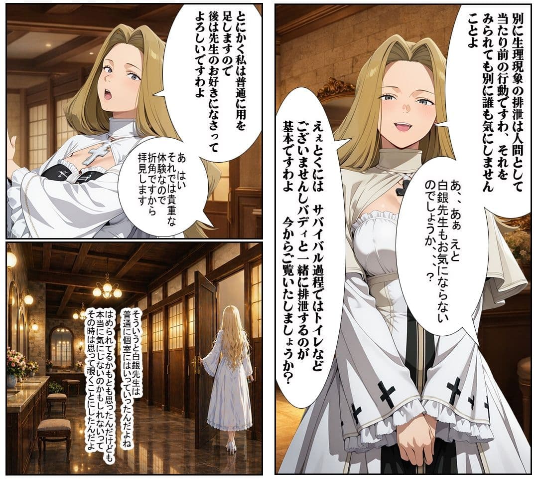 【汚パンツ女学園】  第3話美女だらけの学園の性感覚はぶっ飛んでいた サンプル 2