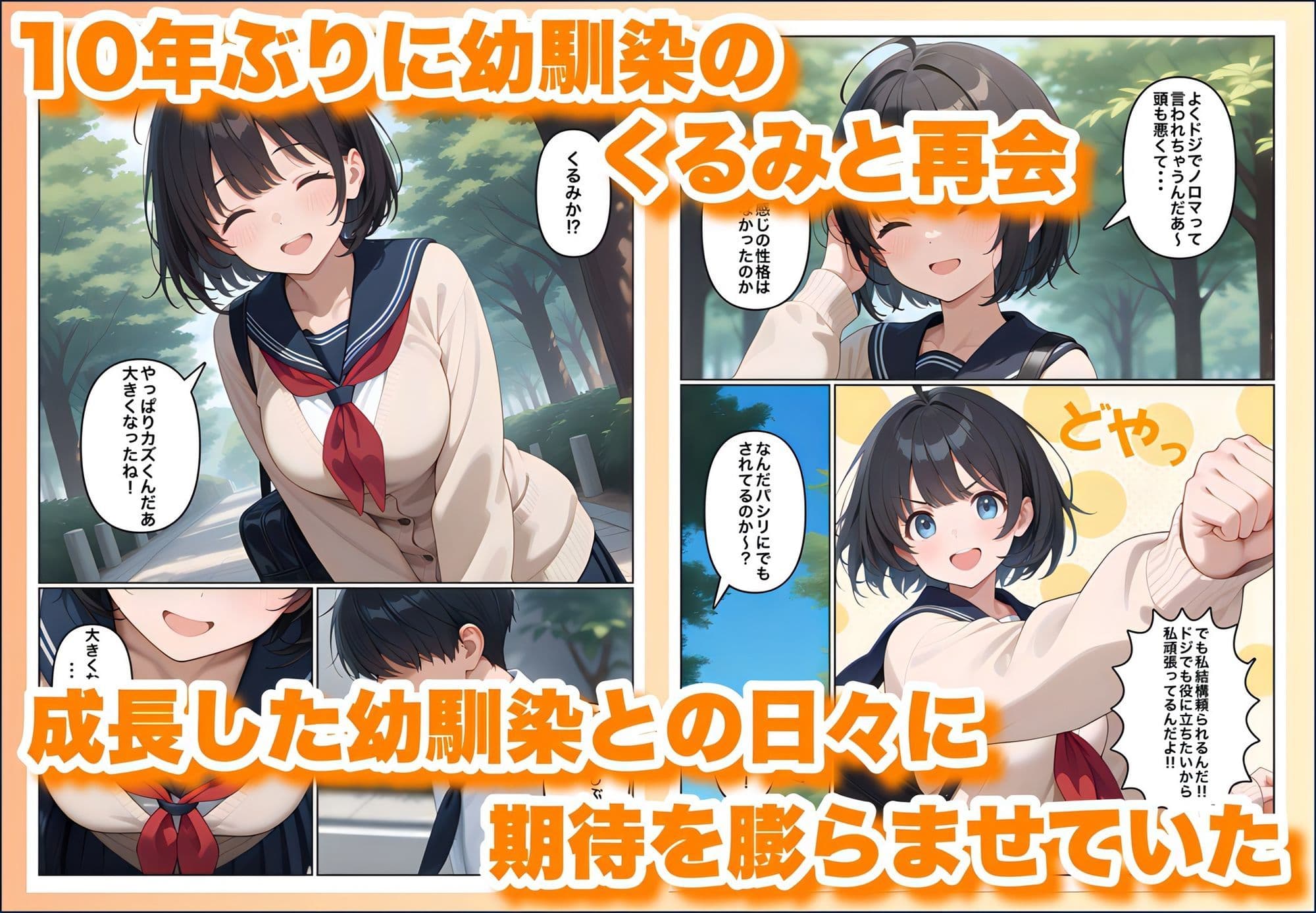 俺の幼馴染が男子共のHな頼みを断らないから彼女にしたけど寝取られた サンプル 1