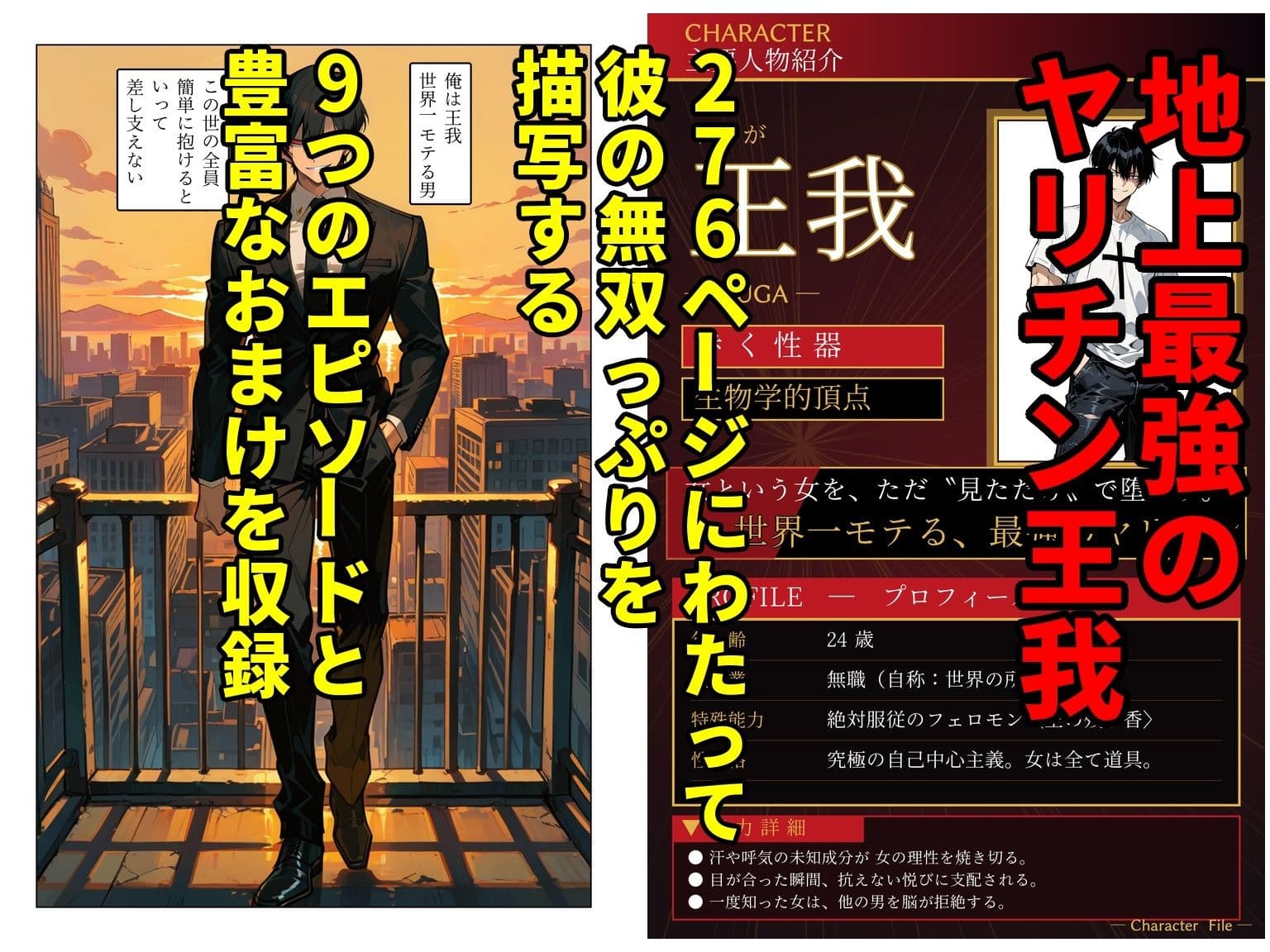 目が合うだけで全女子が0秒で膝をつき肉便器志願してくるヤリチン無双 サンプル 1