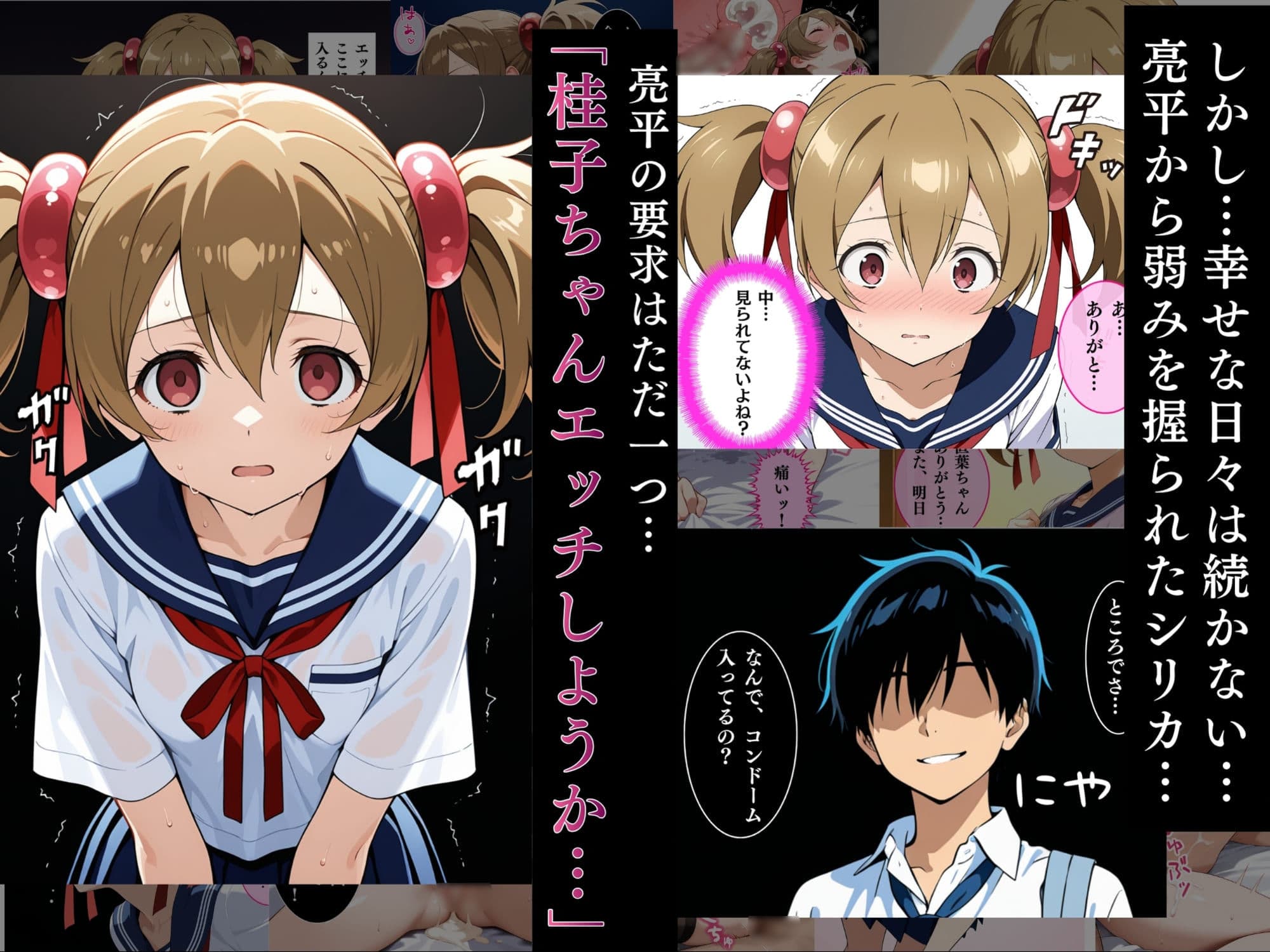 貧乳で悩んでいるシリカちゃんが学校でセックスする話 サンプル 4