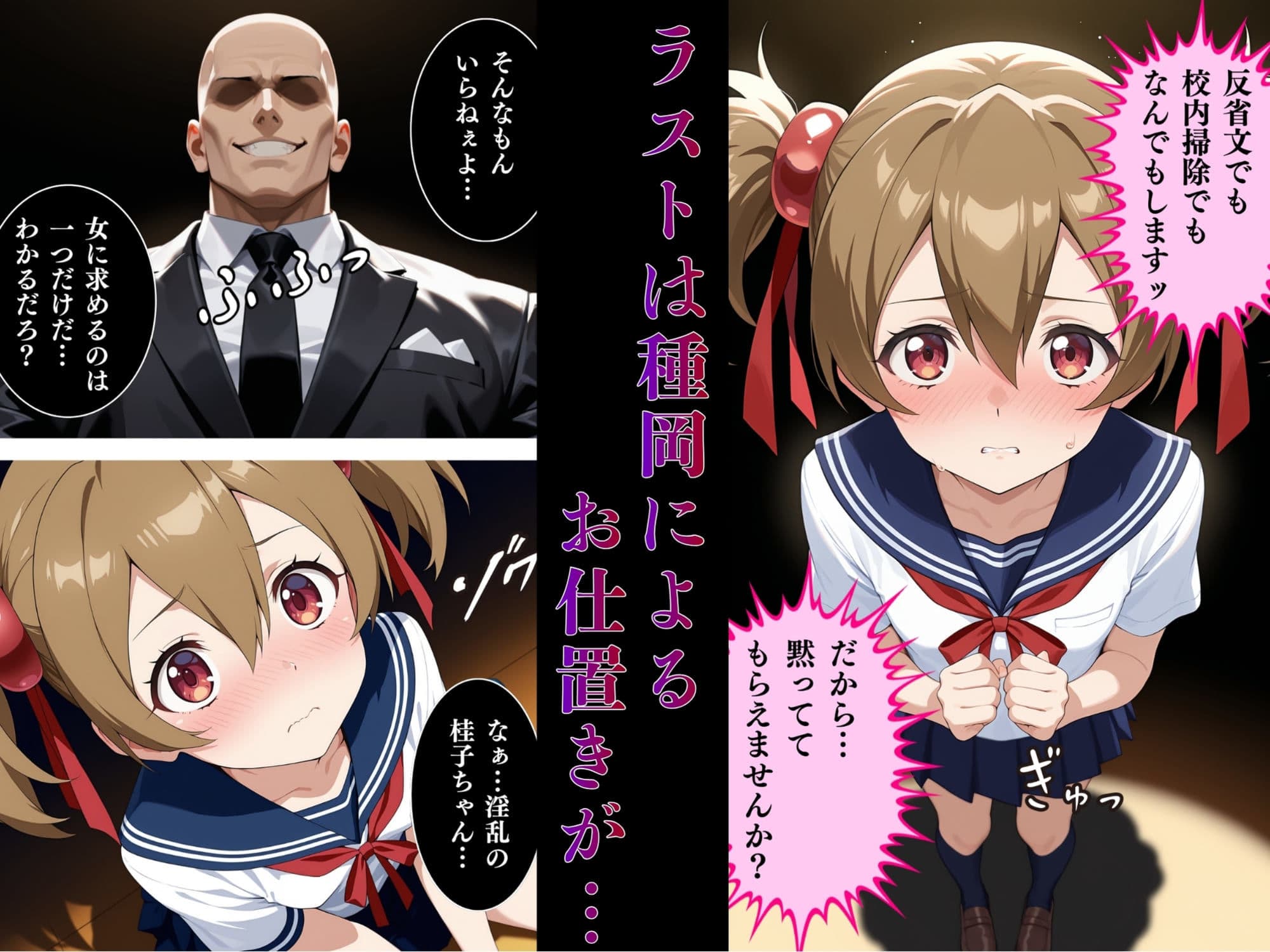 貧乳で悩んでいるシリカちゃんが学校でセックスする話 サンプル 8