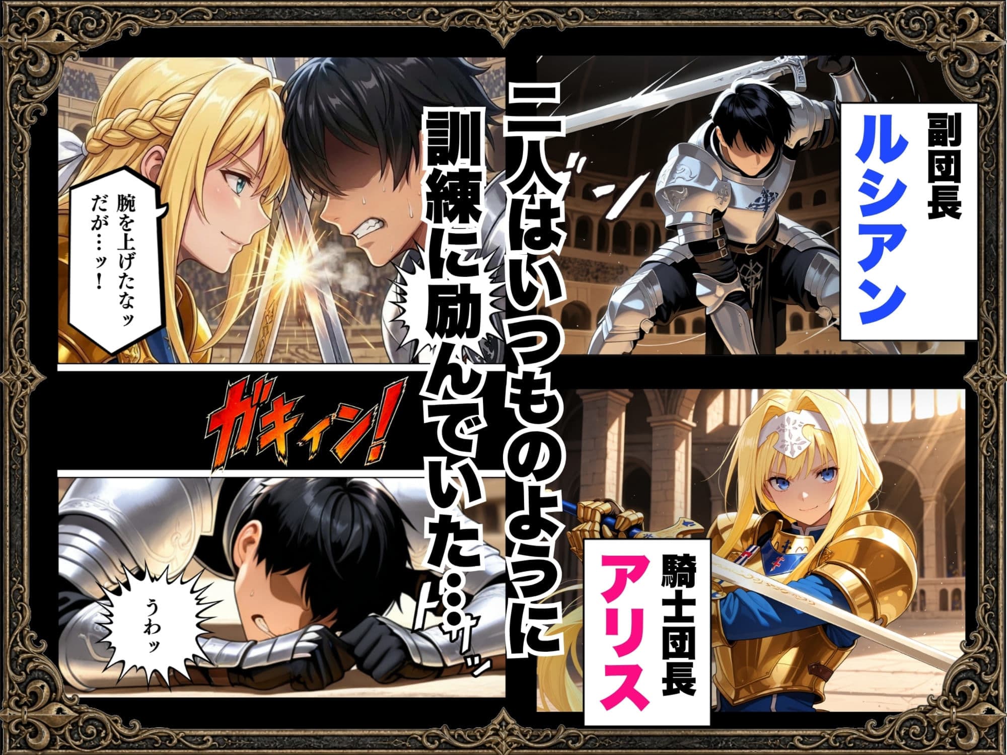 敗北騎士アリス〜メス堕ちNTR〜 サンプル 1
