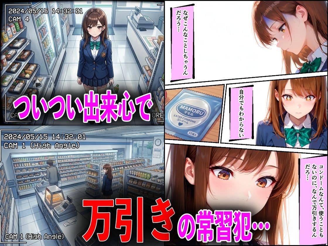 学校でも優等生のJKキモオジ店主に万引きがバレて巨根チンポで性教育された話 サンプル 2