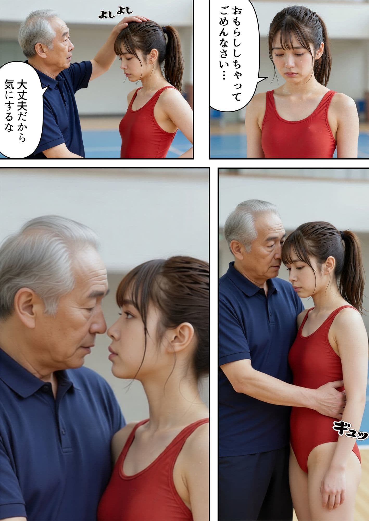 新体操、セクハラコーチの個人レッスン サンプル 7