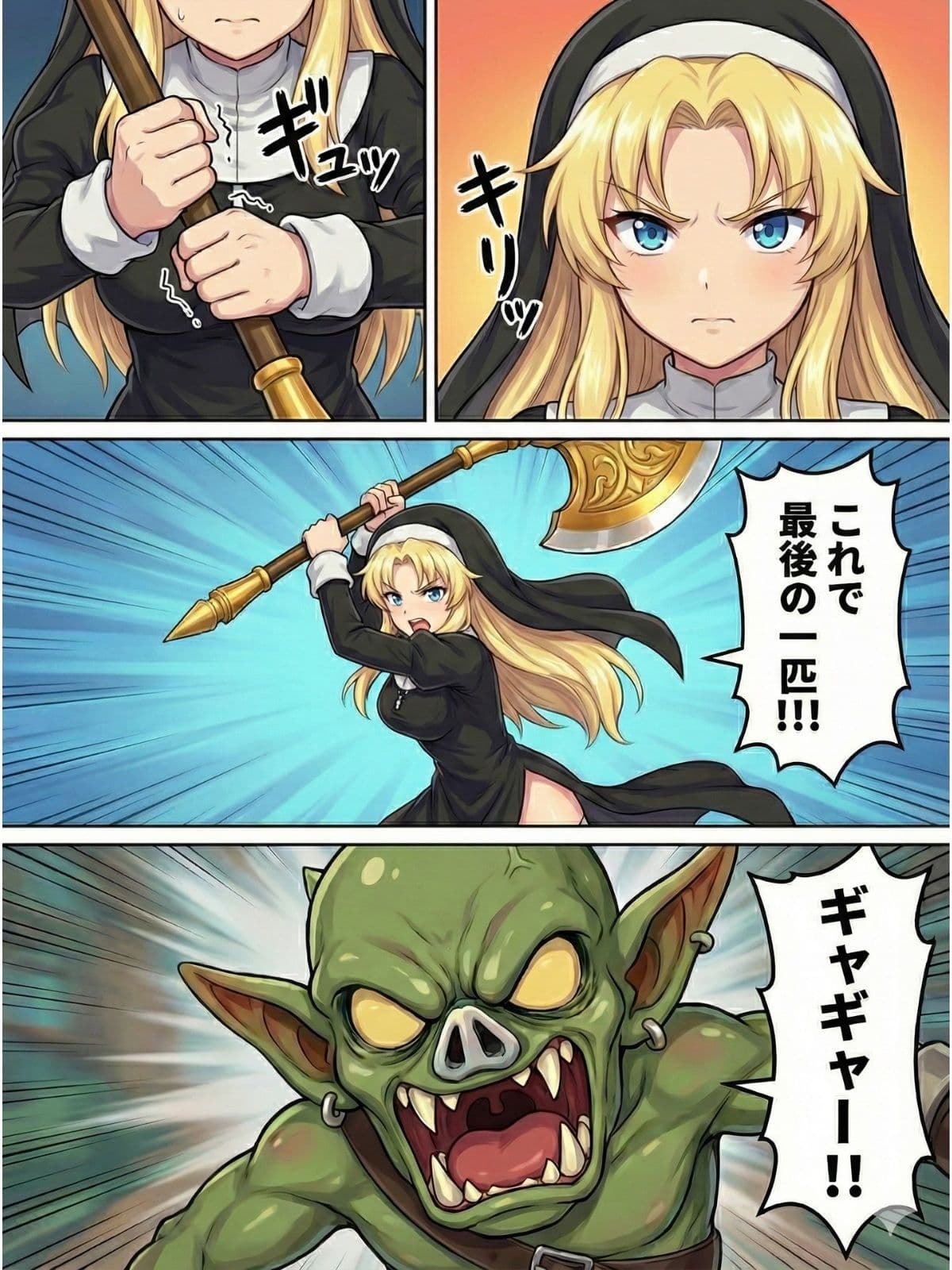 異世界で純粋金髪むちむちシスターがおちんぽをしごいてくれて好き放題中出しさせてくれる濃厚甘やかし射精♪ サンプル 3