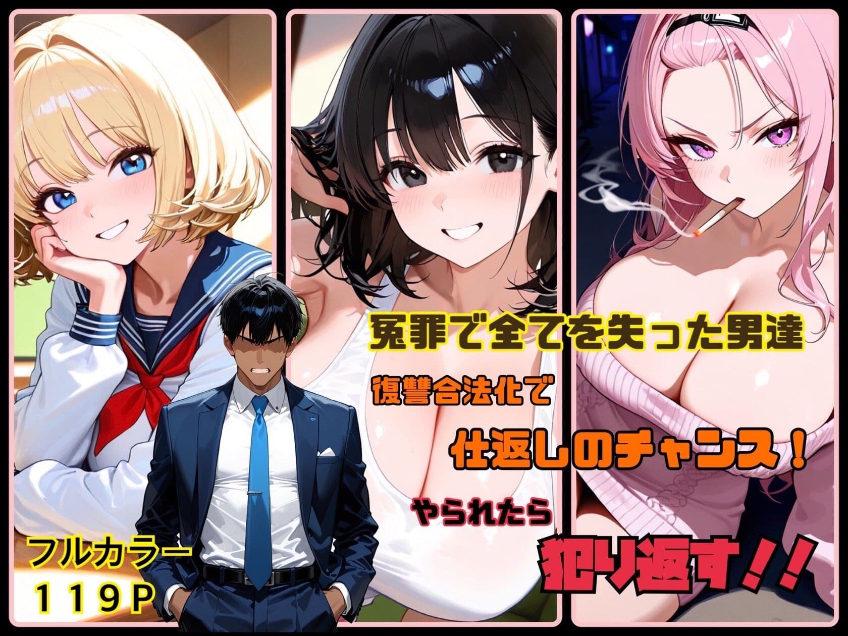 冤罪で全てを失った男達  復讐合法化で仕返しのチャンス！  やられたら犯り返す！！ サンプル 1