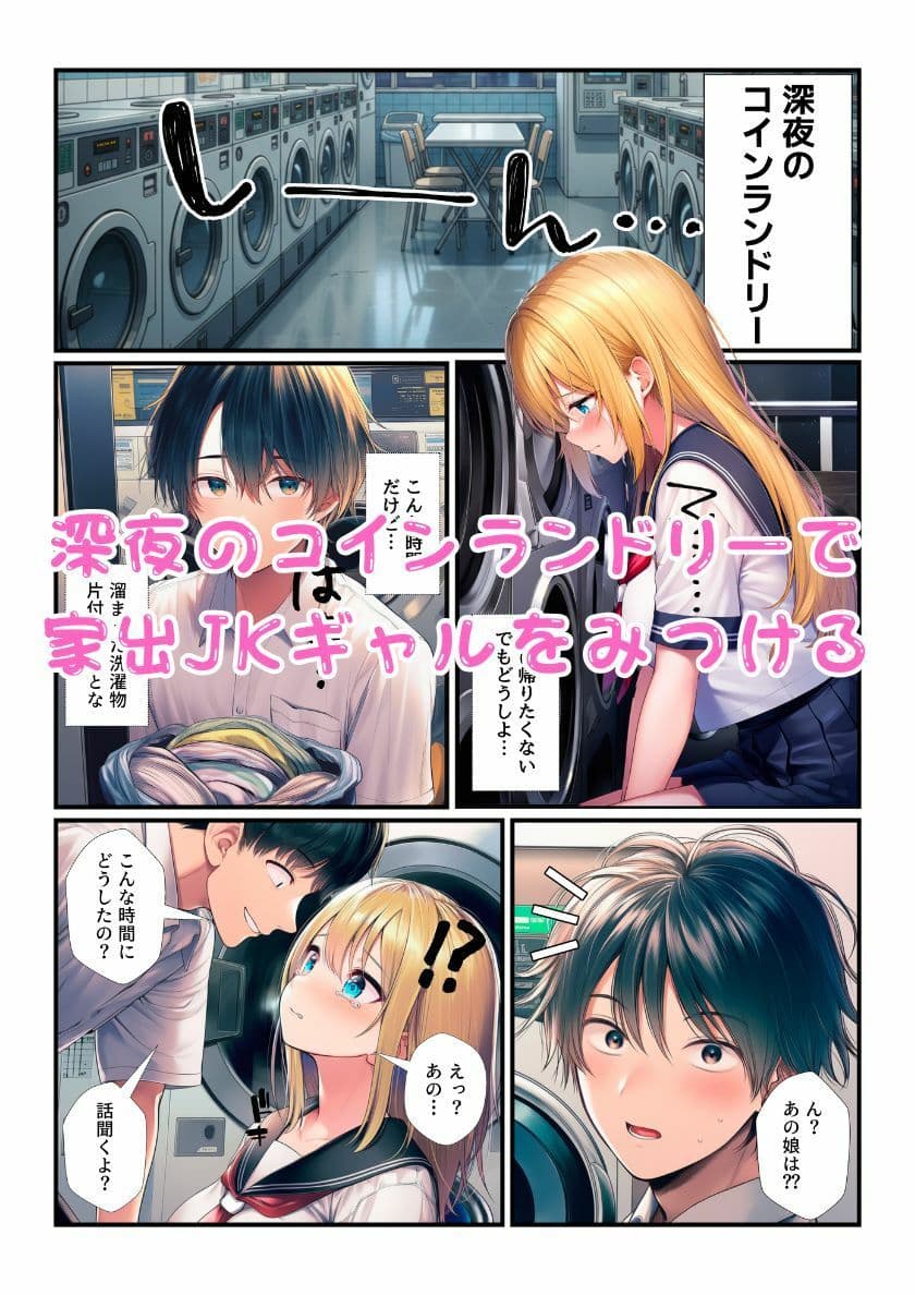 家出ギャルコレクション！出会ったら即エッチで部屋に連れていって最後に4Pしちゃう！ サンプル 1
