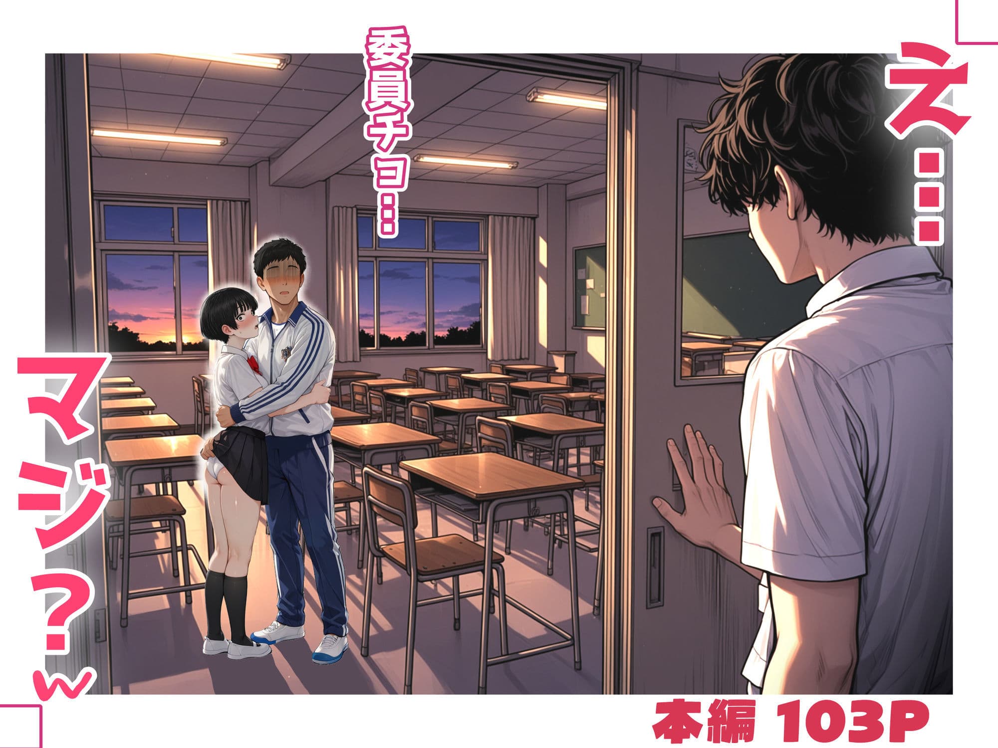 真面目でうるさい委員チョ〜の弱みを握ったヤリチンが1カ月限定恋人ごっこでHまでもっていく話 サンプル 1
