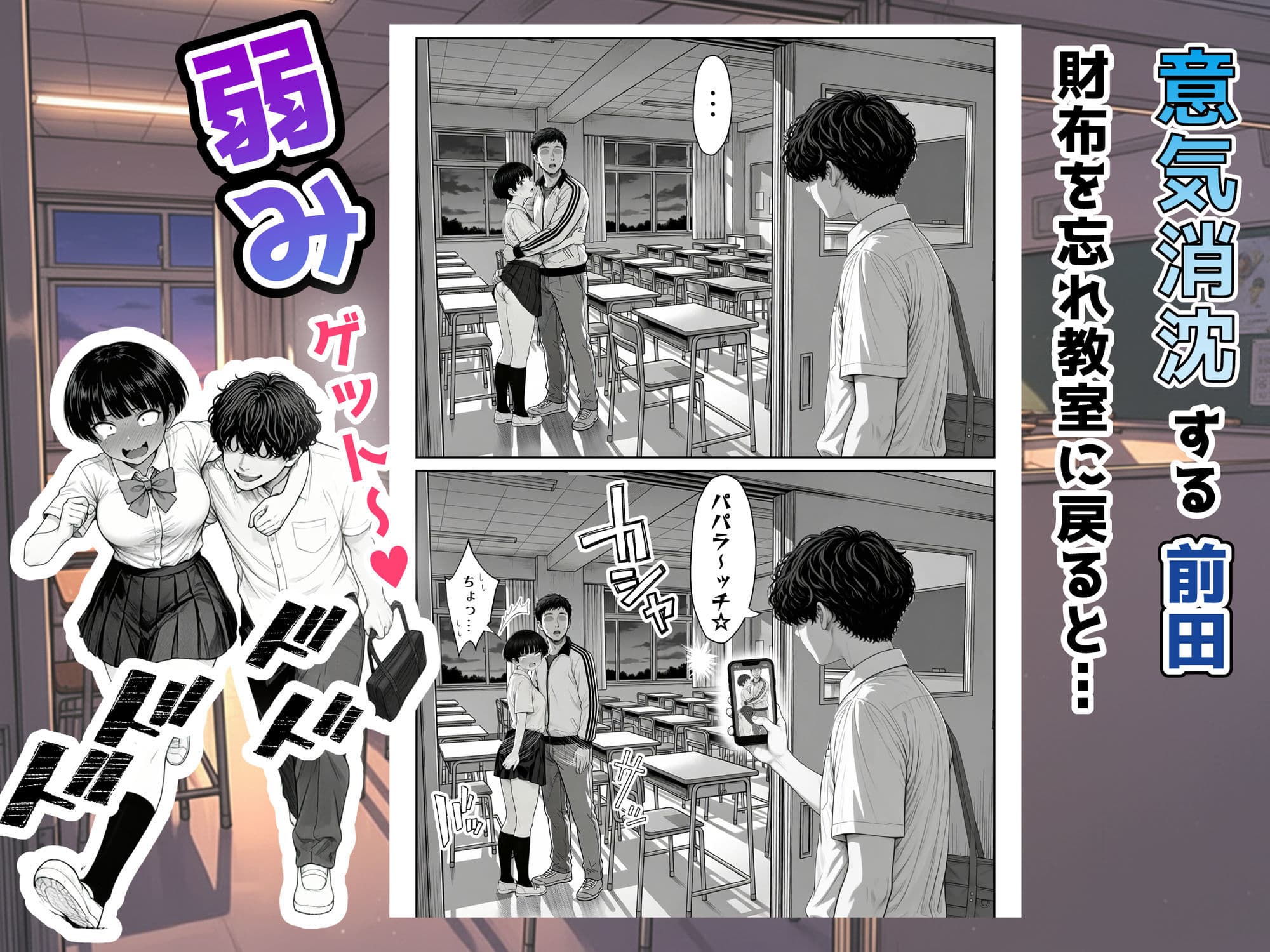 真面目でうるさい委員チョ〜の弱みを握ったヤリチンが1カ月限定恋人ごっこでHまでもっていく話 サンプル 4
