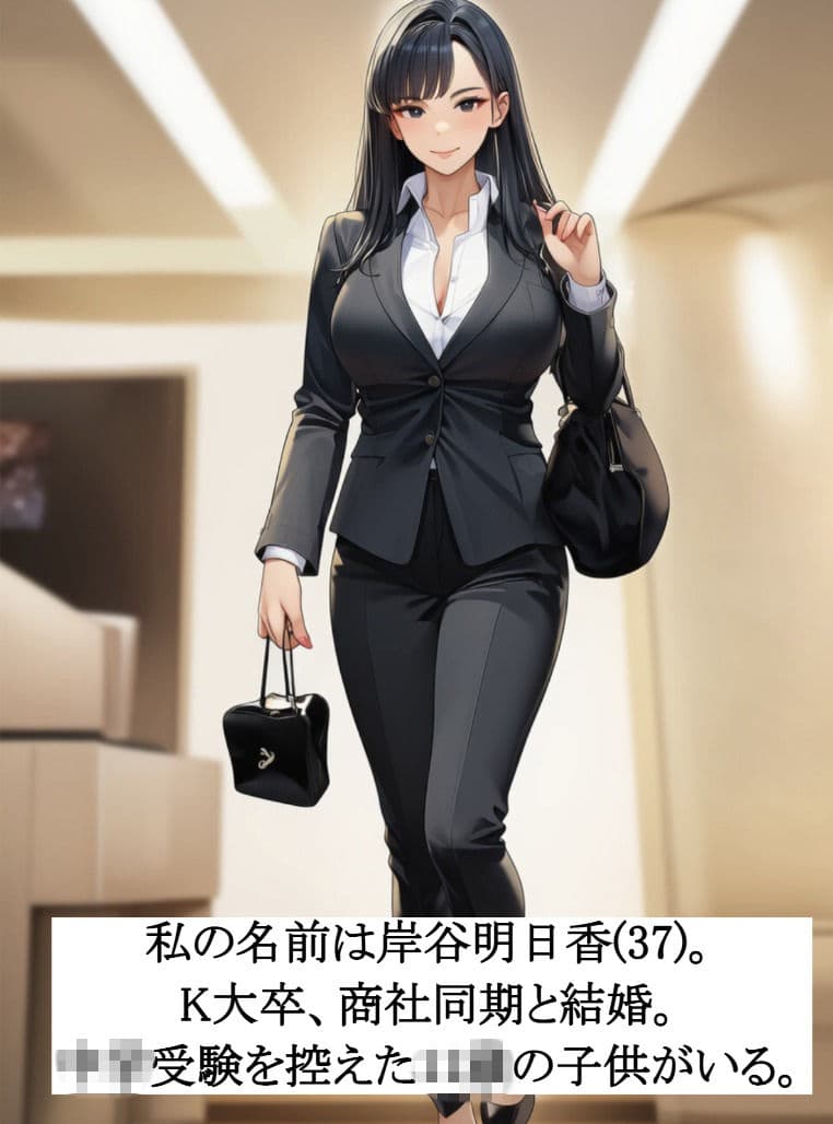 岸谷明日香(37)、卑劣教師に身体を捧げる。 サンプル 1