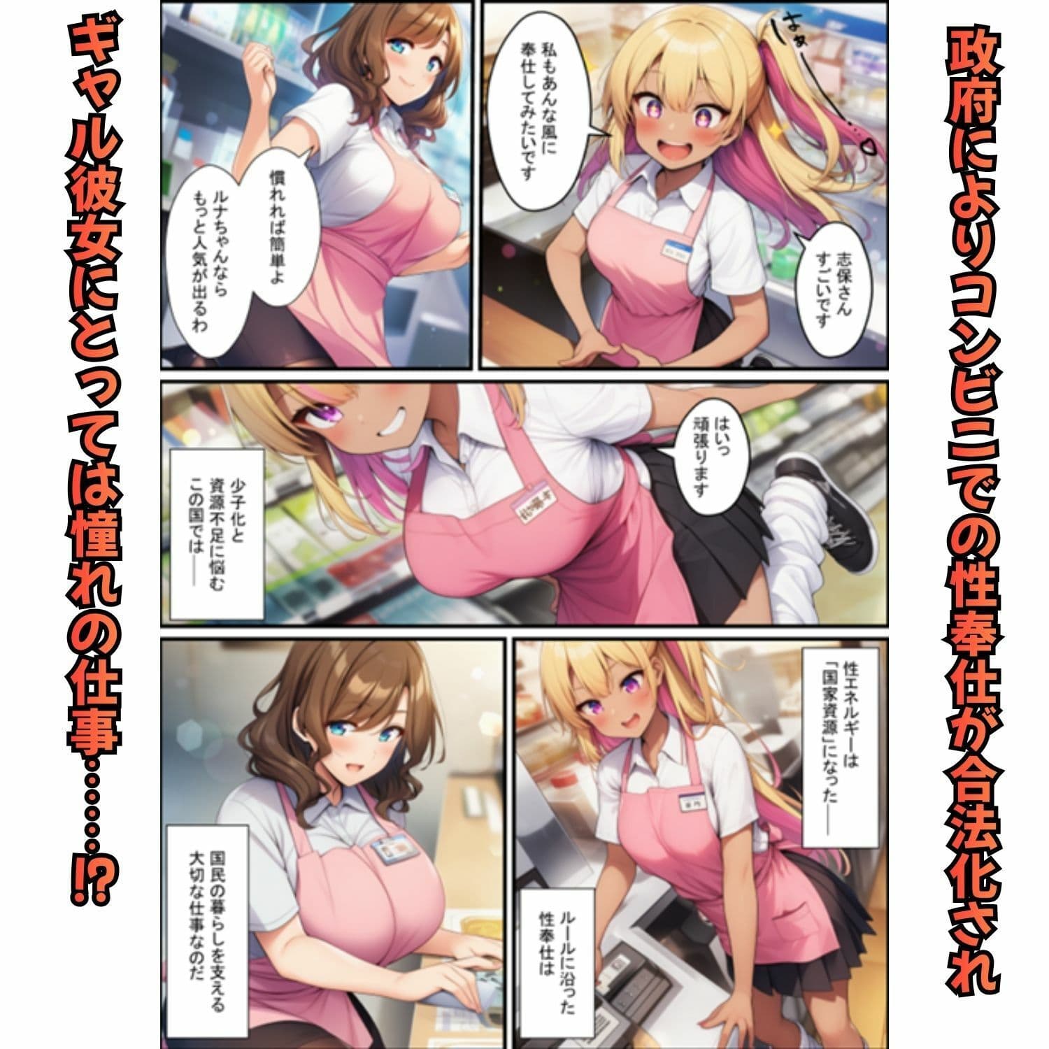 コンビニ寝取られギャル彼女 勤務中に客が僕の目の前で恋人に中出し サンプル 3