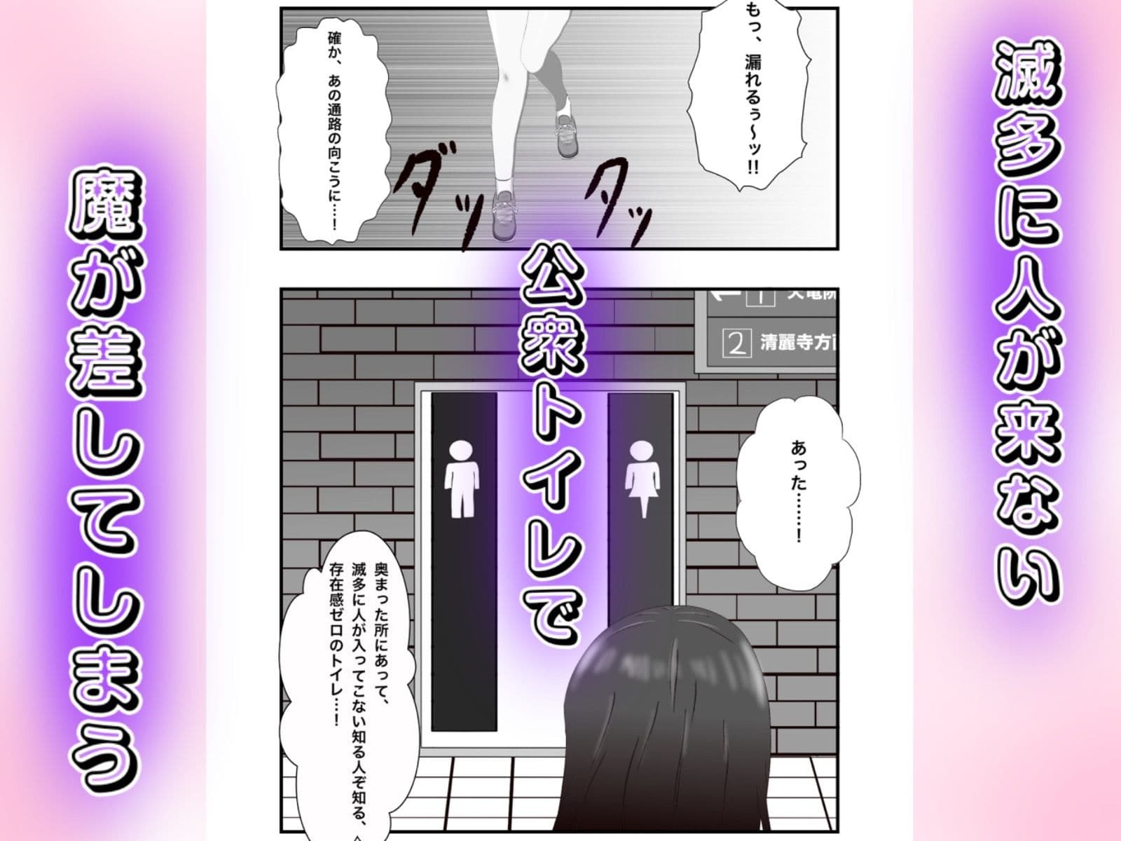 金欠女子が公衆トイレでオナニー配信する話 サンプル 6