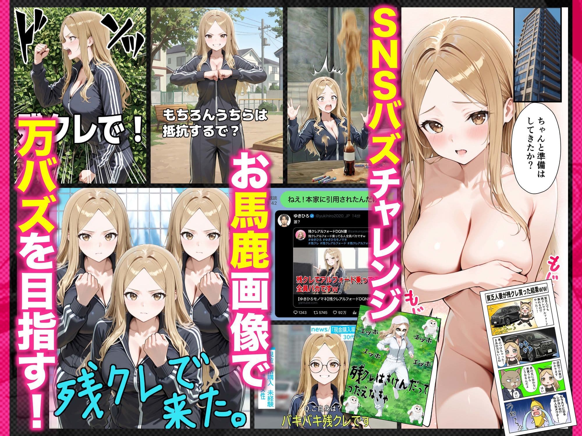 残クレアルフォード元ヤン人妻（32歳3人子持ちママ）NTR PART3（SNSバズチャレンジ編） サンプル 7
