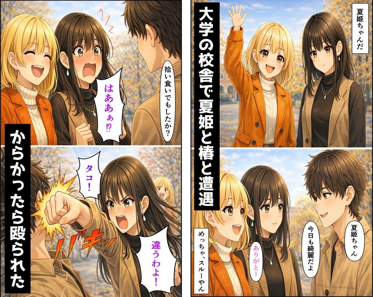無防備すぎる同級生に、理性が追いつかなかった話 第11話「親友とヤってしまった直後に彼女が来た話」 サンプル 1