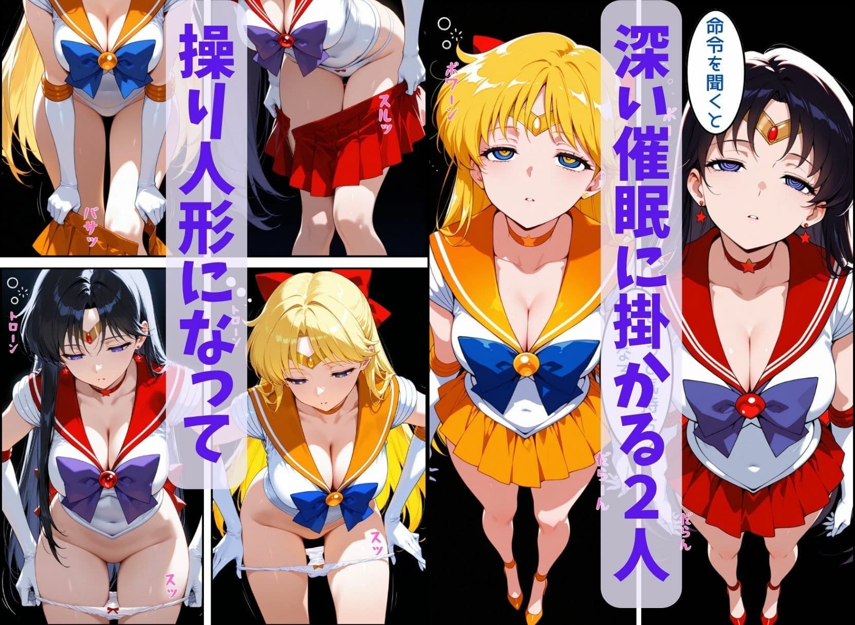 美少女催●セーラードール 〜セーラーヒロインは洗脳されて催●人形になる〜 サンプル 5