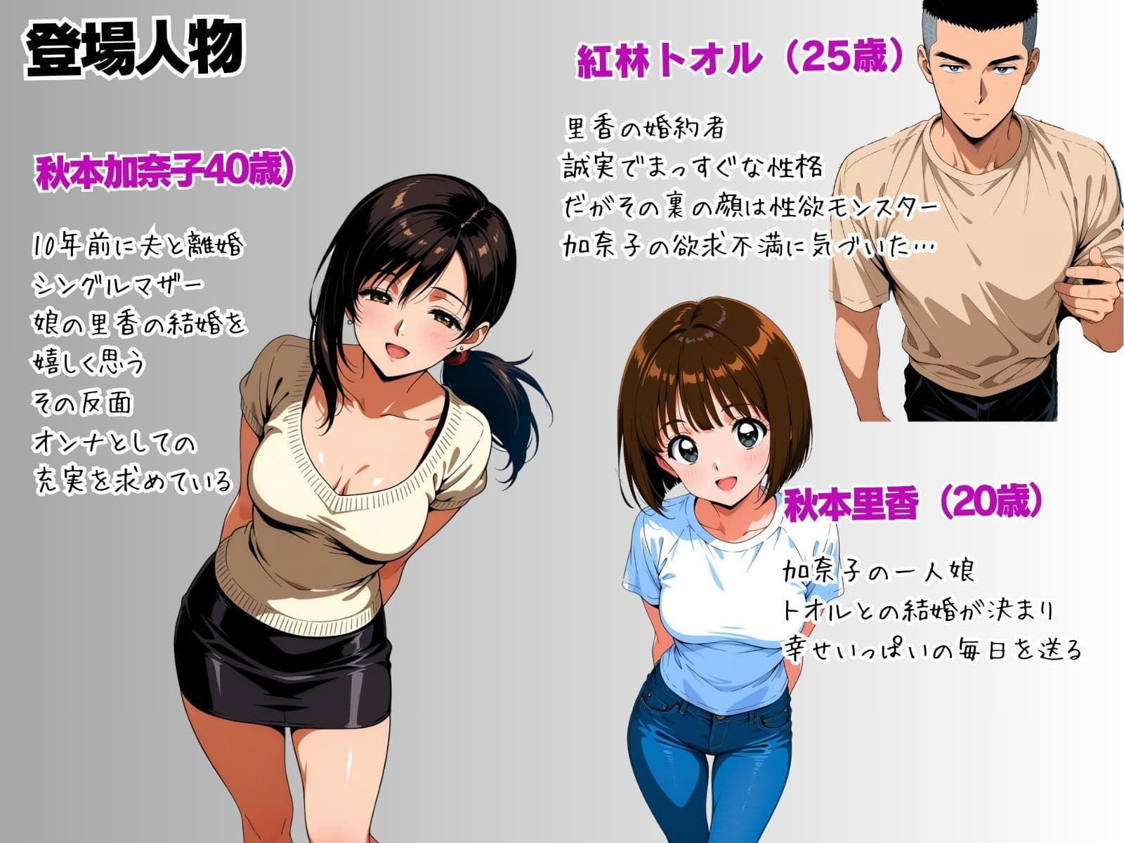 【1話無料】贖罪  前編〜娘の婚約者の絶倫チンポに恋をしたシンママの苦悩〜 サンプル 2