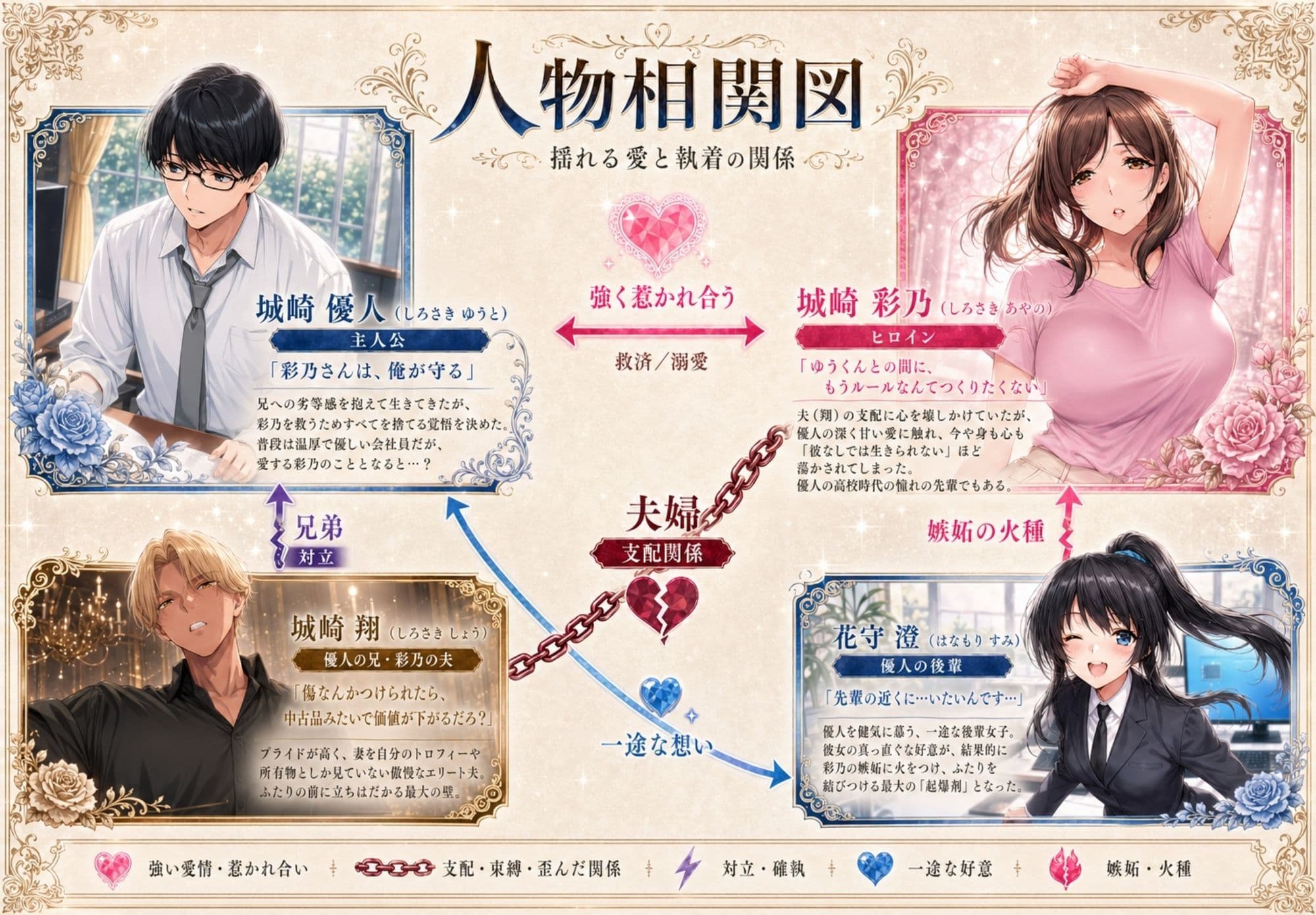 【総集編】兄さん、あなたの妻は…俺が貰います。〜鳥かごの中の巨乳清楚義姉が純愛濃厚セックスで「妻の顔」を捨てた全記録〜 サンプル 2