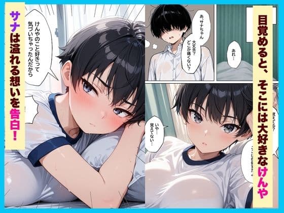 僕の前だけ雌になるボーイッシュ幼馴染とイチャラブ潮だくセックスする話 サンプル 5
