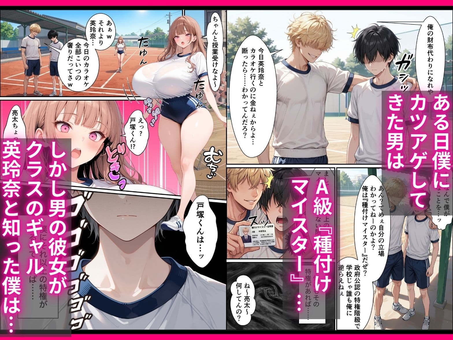 SSS級精子！？―政府公認種付けマイスターになった僕が性悪ギャルを指名する― サンプル 5