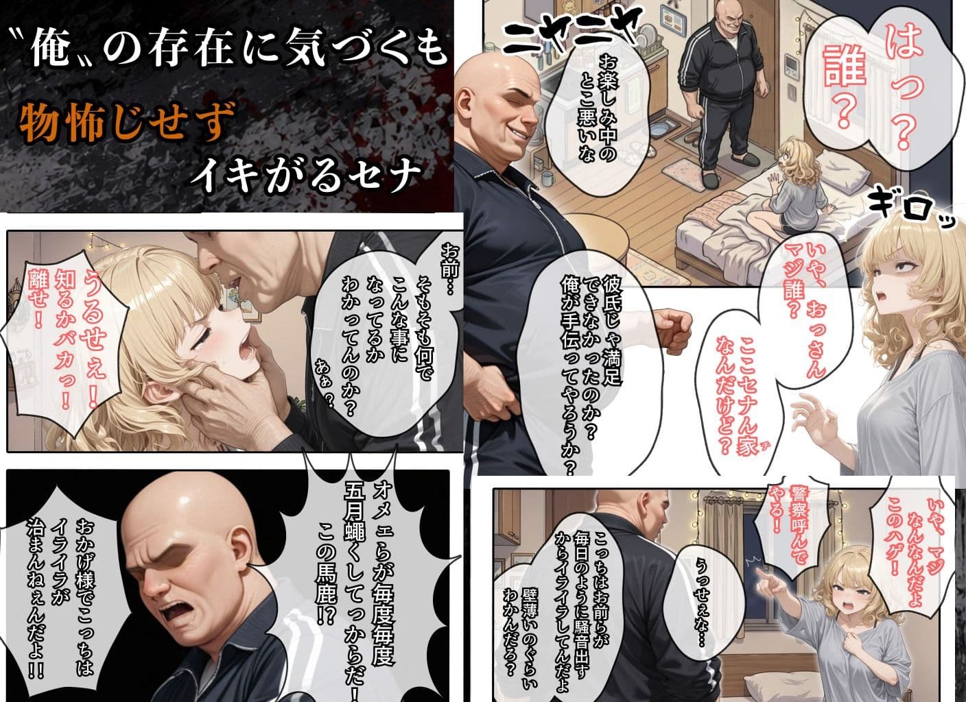 騒音隣人バカまんこにお仕置き! サンプル 4