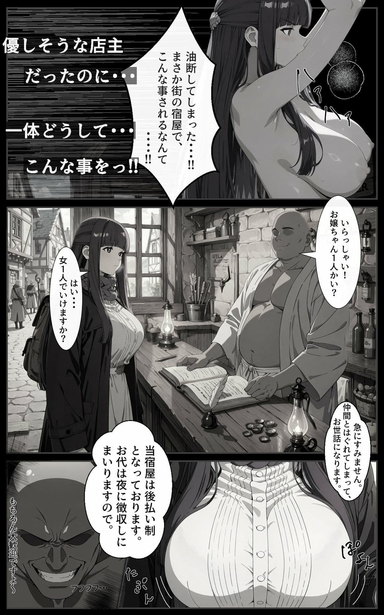 お代は体で。フェ〇ン快楽調教堕ちの宿 サンプル 5