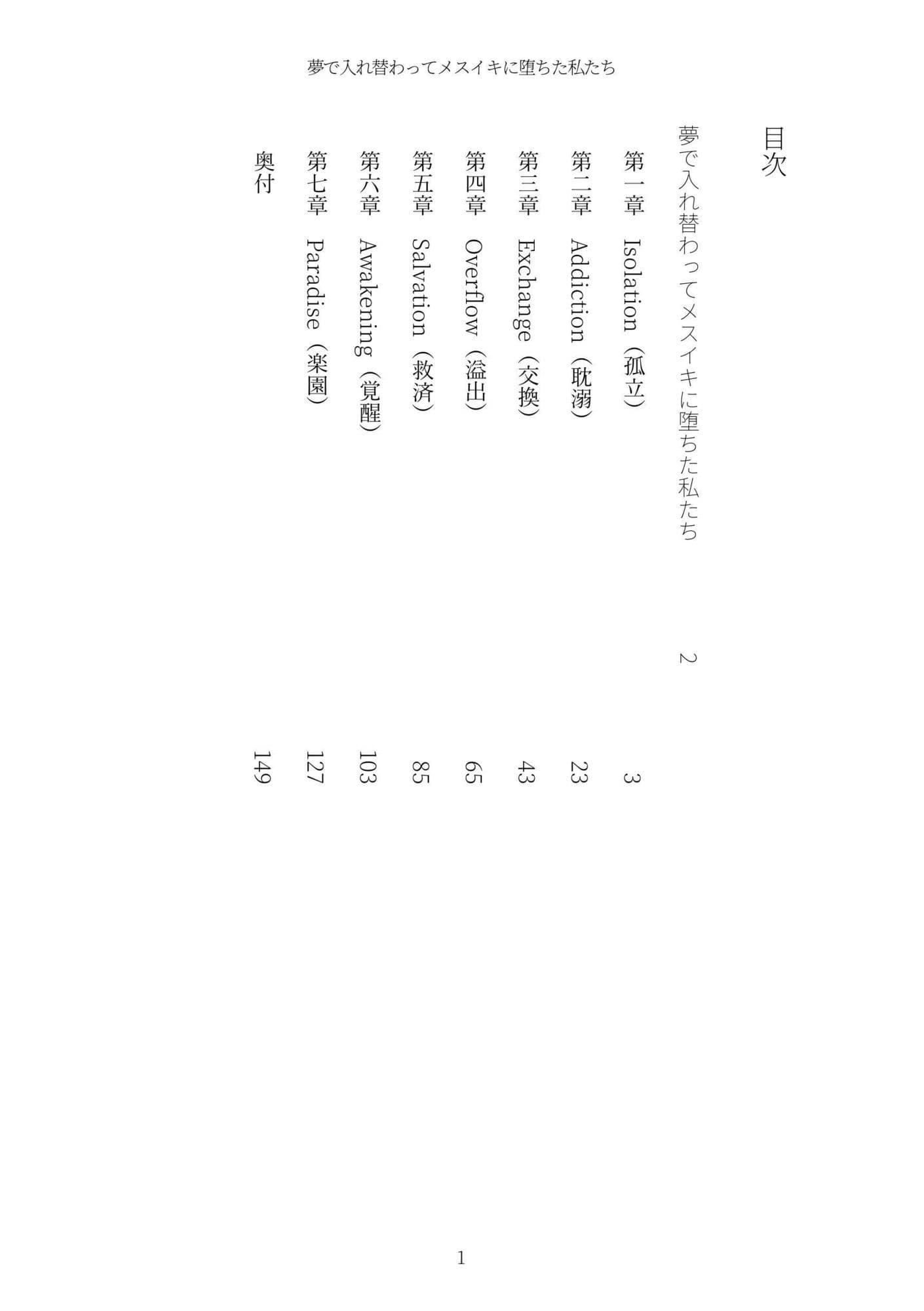 《TS百合譚》夢で入れ替わってメスイキに堕ちた私たち サンプル 1
