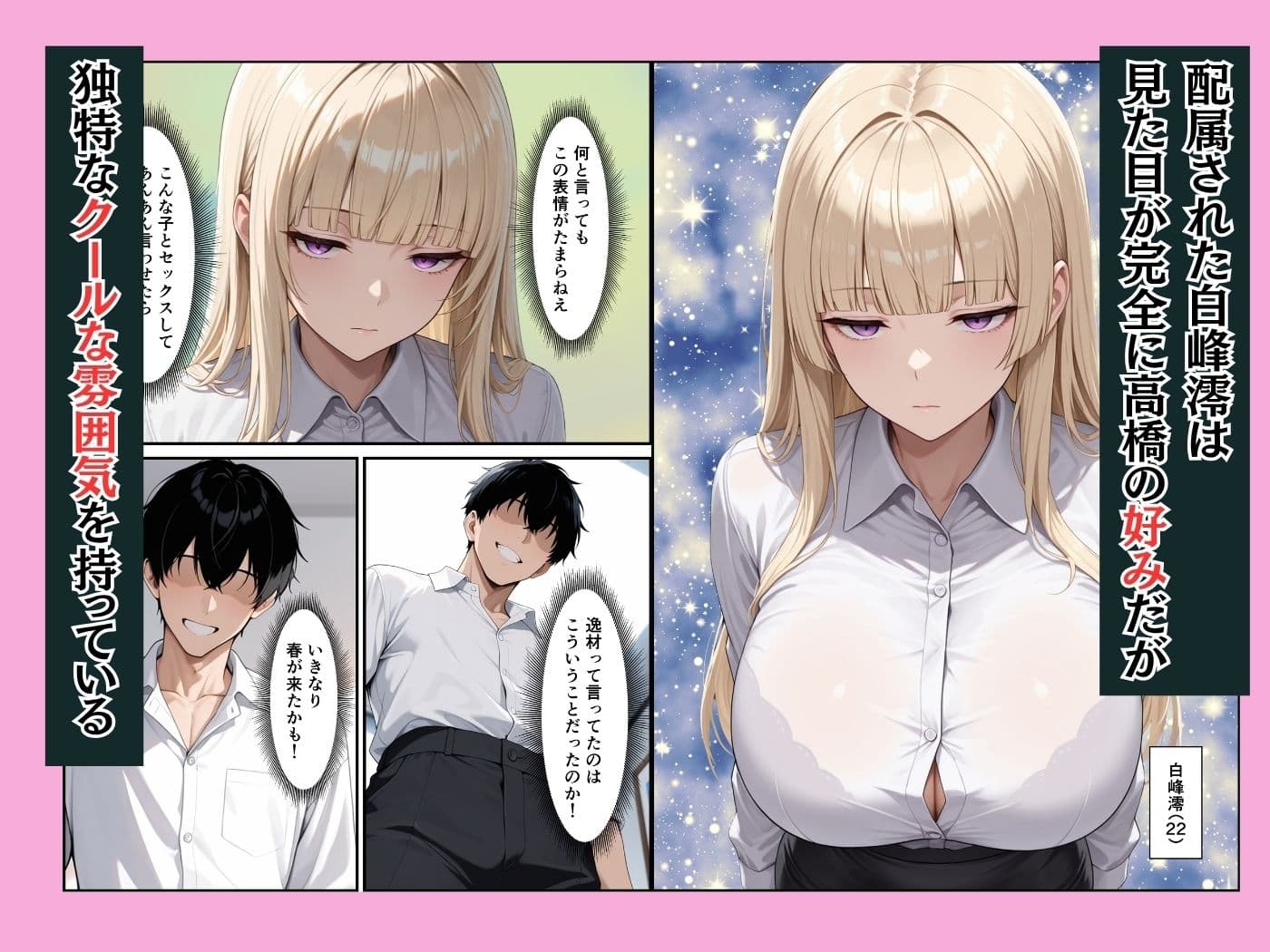 新卒OLのダウナーギャルとパソコン教えたお礼にイチャラブセックスできた話 サンプル 2