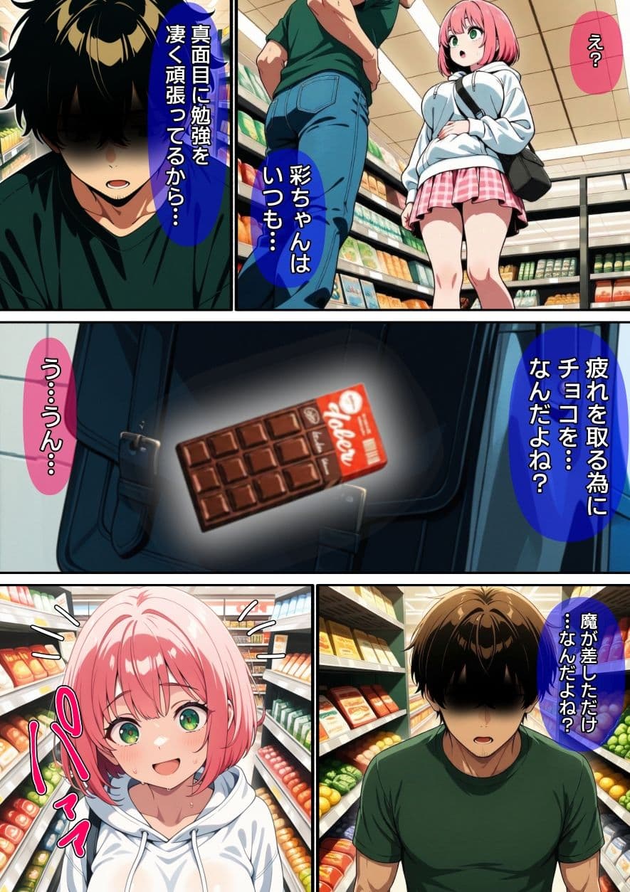 【漫画】万引きギャルを壊した話 サンプル 10