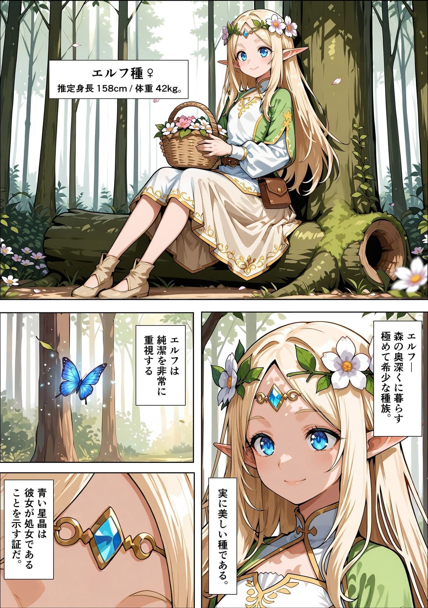オークの種付け調査記録 〜エルフを妊娠させるまで〜 サンプル 5