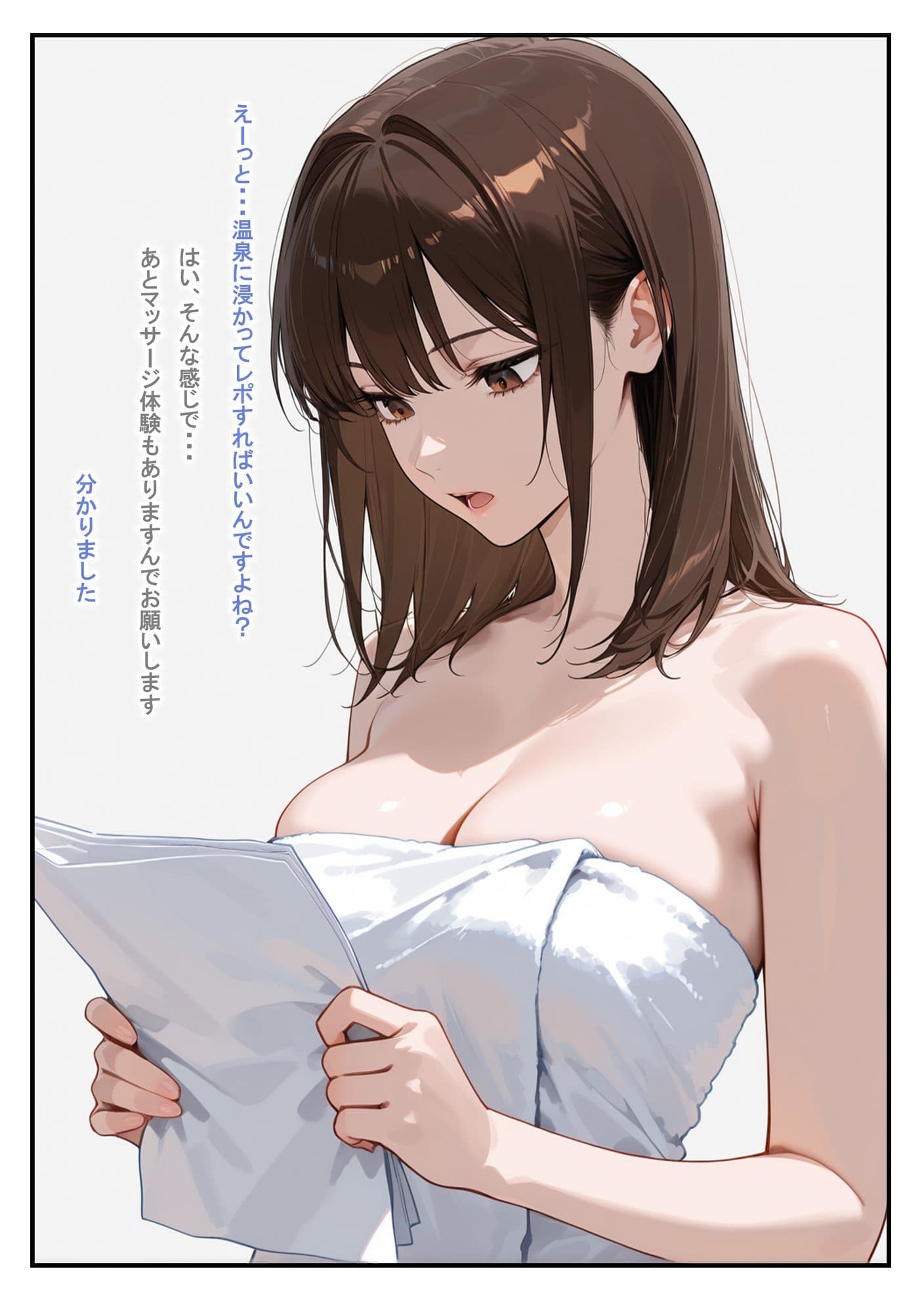 温泉ロケ、女子アナ、常識改変済。〜汗だくセックスマッサージ〜 サンプル 7